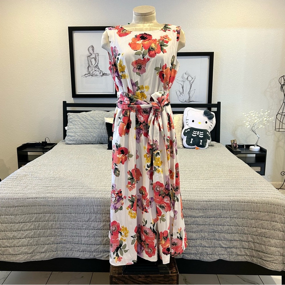 NWT Anne Klein Floral Dress